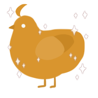 A orange chicken