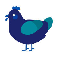A navy and sea chicken