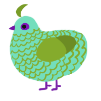 (unnamed), a mint and chartreuse chicken with a lace pattern