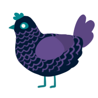 Nightlife, a tumblr and overcast chicken with a lace pattern