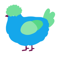 A sky and spring chicken