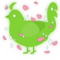 A grass chicken