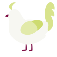 A white and lemon chicken