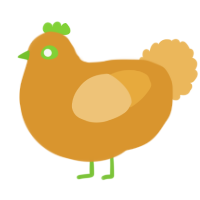 A orange and honey chicken