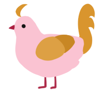 A rose and orange chicken