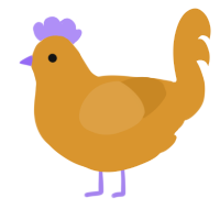 A orange chicken