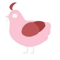 A rose and red chicken