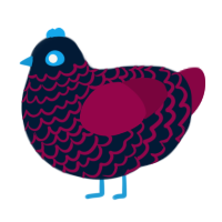 Eclipse, a tumblr and maroon chicken with a lace pattern