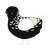 The Virus of Life, a black and white chicken with a half-lace pattern