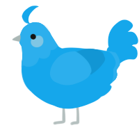 A sky chicken with a head pattern