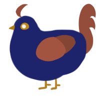 (unnamed), a navy and russet chicken