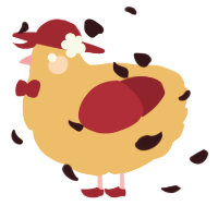 A honey and crimson chicken