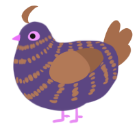 (unnamed), a overcast and brown chicken with a bar pattern