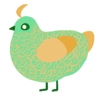 A spring and honey chicken with a double-lace pattern