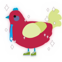 A crimson and lemon chicken