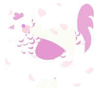 A black and viridian chicken with a half-lace pattern