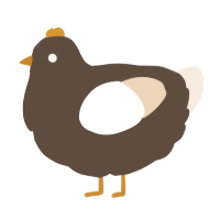 A bark and cream chicken