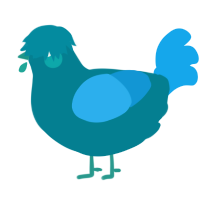 A sea and sky chicken