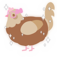 A brown and beige chicken with a head pattern