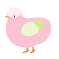 BABY PINK, a rose and apple chicken