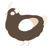 A bark and cream chicken