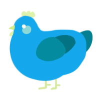 A sky and sea chicken