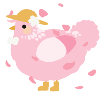 A rose chicken with a neck-speckle pattern