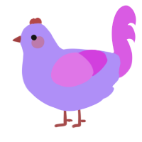 nyquil, a lilac and orchid chicken