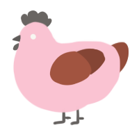 A rose and russet chicken