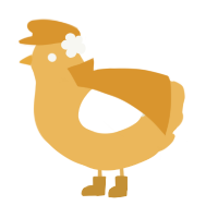 A honey and white chicken
