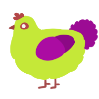 A lime and plum chicken