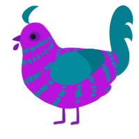 (unnamed), a amethyst and sea chicken with a bar pattern