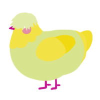 (unnamed), a lemon and yellow chicken with a head pattern