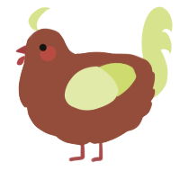 A russet and lemon chicken