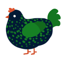 (unnamed), a tumblr and leaf chicken with a speckle pattern