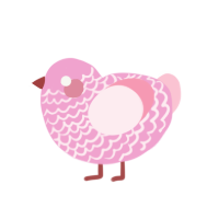 turkish delight, a rose chicken with a lace pattern