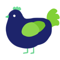 Game Boy Advance, a navy and grass chicken