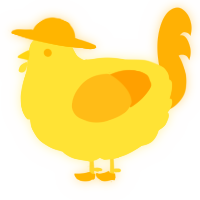 A honey and gold chicken