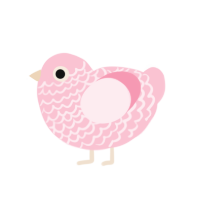 Rose Queen, a rose chicken with a lace pattern