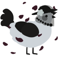 A mist and sable chicken