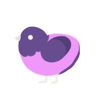 (unnamed), a lavender and overcast chicken with a head pattern