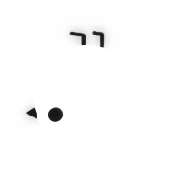 A white chicken with a half-lace pattern