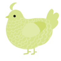 A lemon chicken with a lace pattern