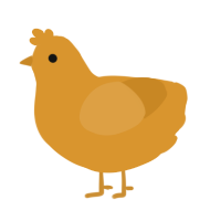 A orange chicken