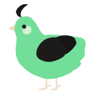 A spring and sable chicken