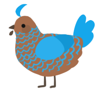 A brown and sky chicken with a lace pattern