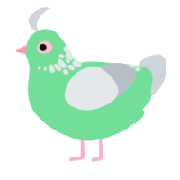 A spring and mist chicken with a neck-speckle pattern