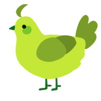 A lime and chartreuse chicken