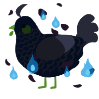 A cream and silver chicken with a lace pattern