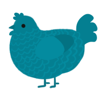 A sea chicken with a lace pattern